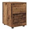 Storage Cabinet Reclaimed Wood Look 40 X 48 X 57 Cm Particleboard