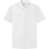 Qipai Men's Summer Business Casual Short-Sleeved Shirt with Anti-Bacterial & Anti-Mite Properties