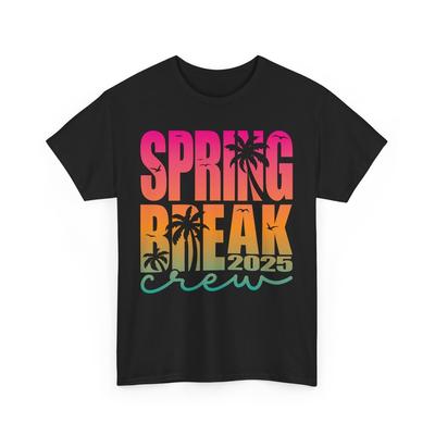 Spring Inspired T-Shirt | Happy Vibes Fresh Blooms Tee | Spring Break Crew 2025