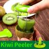 Fast Fruit Peeler Kiwi Slicer Stainless Steel Dragon Fruit Peeler Multi-functional Portable Kiwi Peeling Tools Kitchen Gadgets