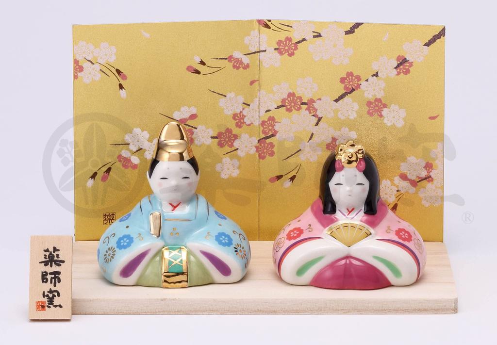 Yakusigama Colorful Flower Small Pattern Hina Doll [2636] Festival Charm, Celebration Ornament, Interior Decor