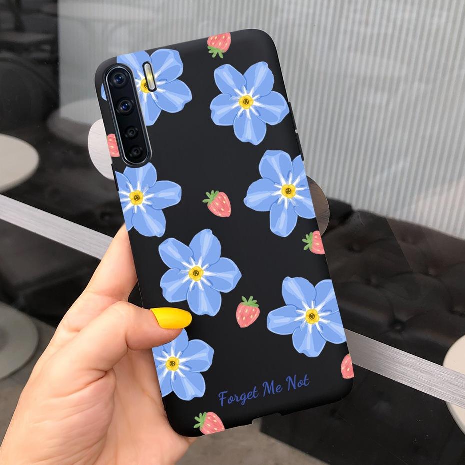 For OPPO A91 Case Oppo F15 CPH2001 CPH2021 Lovely Printing Jelly Silicone Soft Phone Back Cover Cases For Oppo Reno3 CPH2043