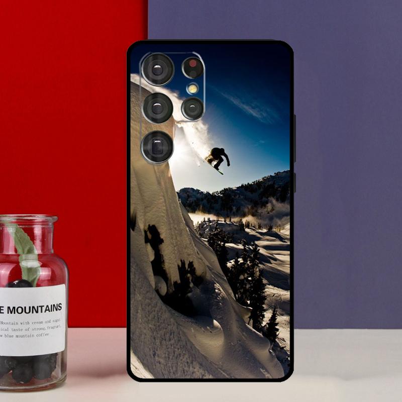 Cool Sports Snowboarding Funda Case For Samsung Galaxy S25 Ultra S9 S10 S20 S21 FE S22 S23 Plus S24 Ultra Phone Cover