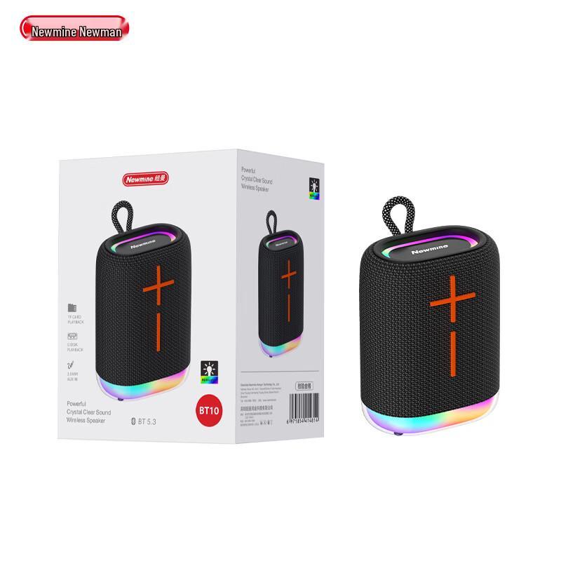 Newmine BT10 Portable Bluetooth Speaker CN plug (adapter included)
