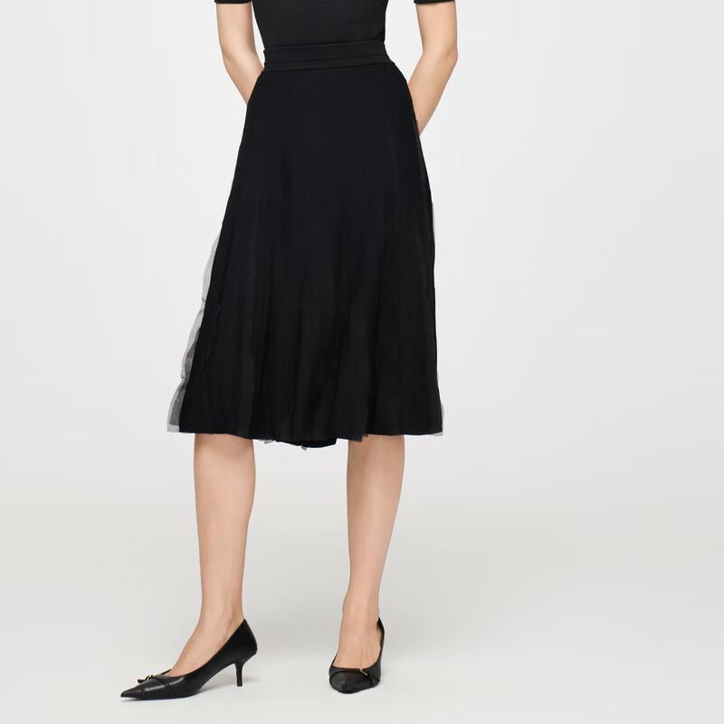 

ELLASSAY A-Line Midi Skirt L