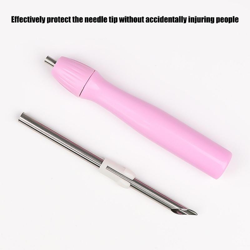 2.5mm/3.5mm/5mm Adjustable Punch Needle Set Embroidery Punch Needle Practical Punch Needle Tool Set for Embroidery Craft