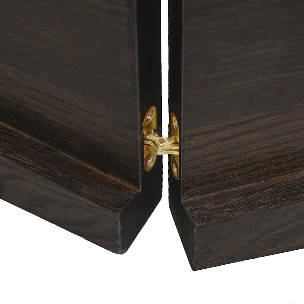 Vidaxl Blat Stołu, Ciemnobrązowy, 160X60X(2-4) Cm, Lite Drewno Dębowe