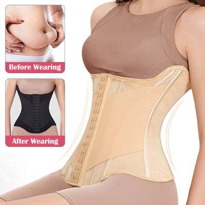 U-shaped Waist Trainer Corset Women Buttoned Shapers Breast Lifted Waist Trainer Steel Bone Slimming Women's Shapewear