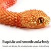 3D Printed Snake Egg Action Figure Toys Creative Stress Relief Rotatable Desktop Ornament Gift for Kids Adults