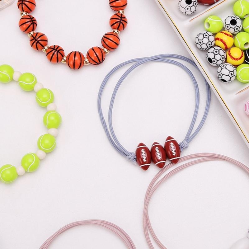 Acrylic Beads Kit for Friendship Bracelet Making Handmade Jewelry Crafting Accessories Craft Supplies for Children
