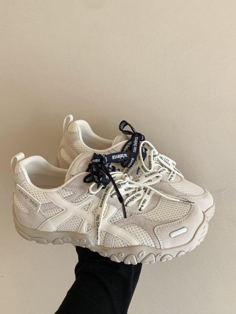 Leather Thick-soled 5CM Height Increase, German Training Shoes 2025 Autumn Super Fire Lightweight Summer Shoes Sports Shoes Casual Shoes