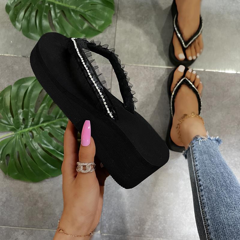 Fashion Women Slippers Summer Wedges Sandals Beach Home Slippers Women Flip Flops Memory Foam Shoes Casual Slides Women Zapatos De Mujer
