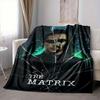 1 Stück Die Matrix Flanell-Kuscheldecke - HD-Druck Leicht Weich Warm Ganzjahresdecke für Sofa, Bett, Reisen, Camping 002