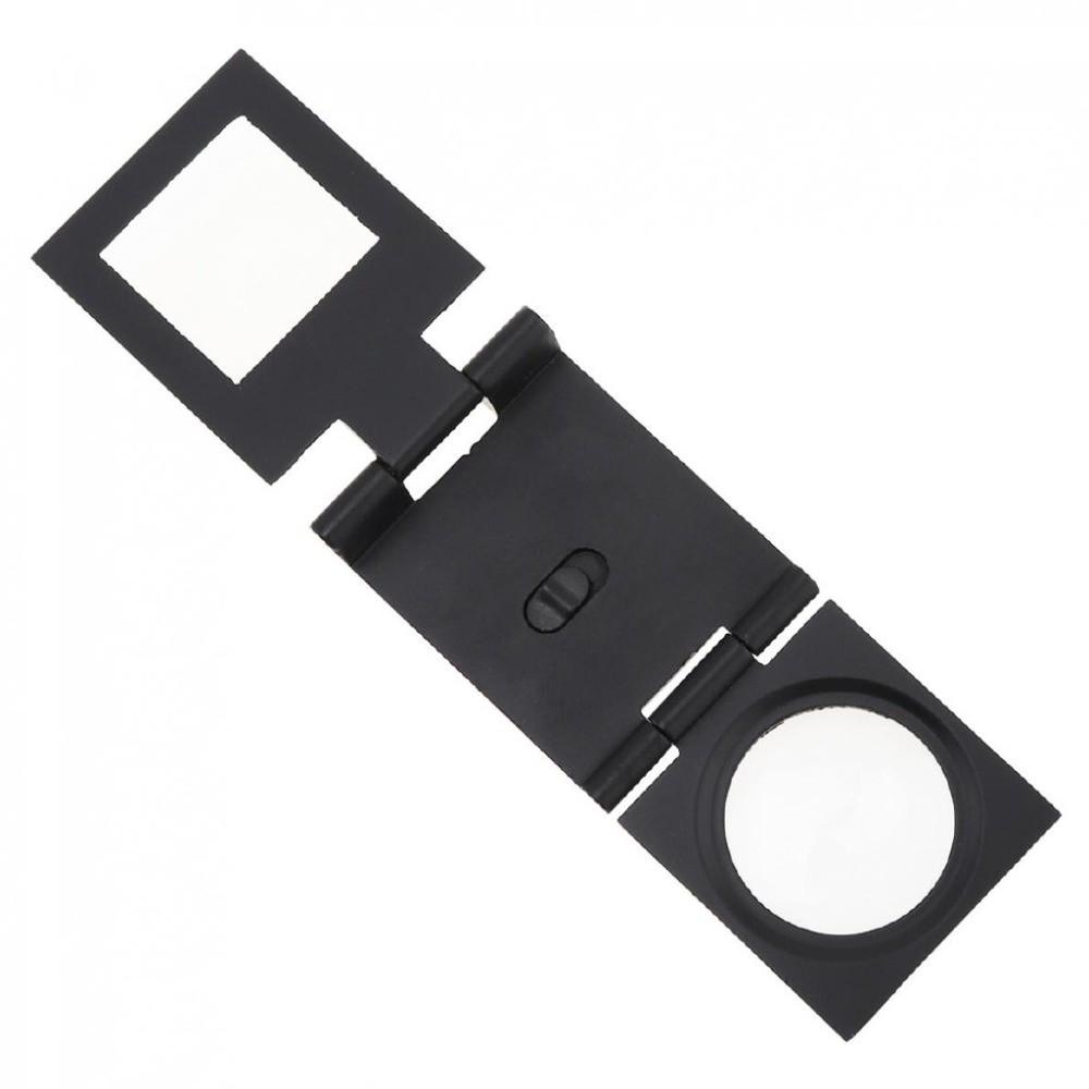 LED Lights Folding Magnifier Glass Lens LED Light Magnifier Linen Tester  Cloth Inspection