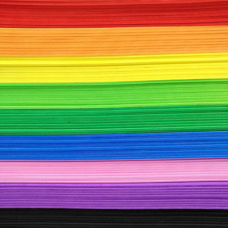 A4 2mm Glitter Foam Paper - Thick Colored Sheets for Crafts & Kindergarten Projects