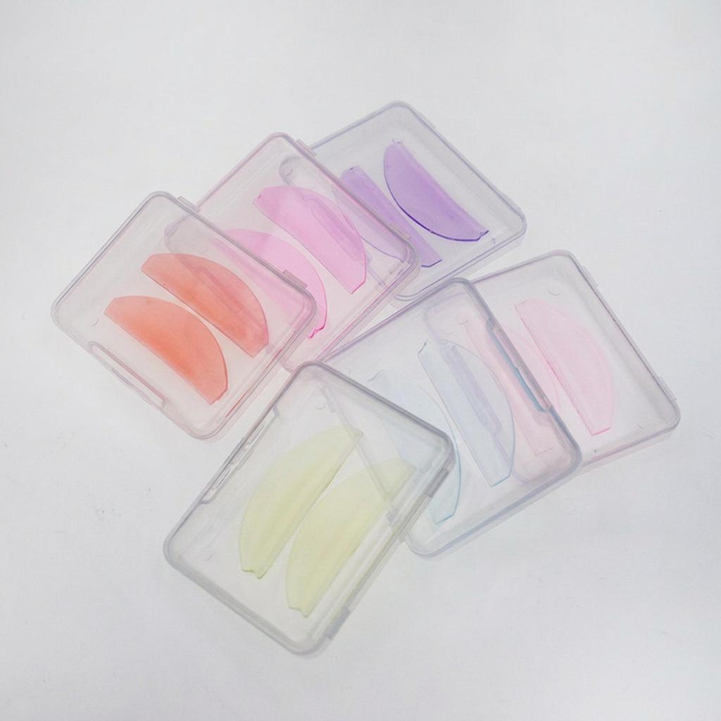 New 1Pair Silicone Lash Perm Pads Softening Lifting Lashes Rods Shield 3D Eyelash Curlers Accessories Makeup Tools Self-adhesive