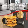 Ball Lock Hole Opener Door Lock Installation Kit C-Clamp Design For Metal or Wood Doors 2 Adjustable Bushings Easy Installation