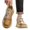 Men's Shoes 2025 New Autumn Low-top Board Shoes Men's Leather Surface Casual Versatile Sports Thick-soled Wear-resistant Tooling Trendy Shoes