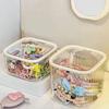 Transparent storage box, laundry bead storage box, storage container for hair rings and hair clips, desktop miscellaneous box