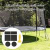 6Pcs Trampoline Mat Hole Fix Patches With Scraper Trampoline Repair Adhesive Patches for Holes and Tear Enduring