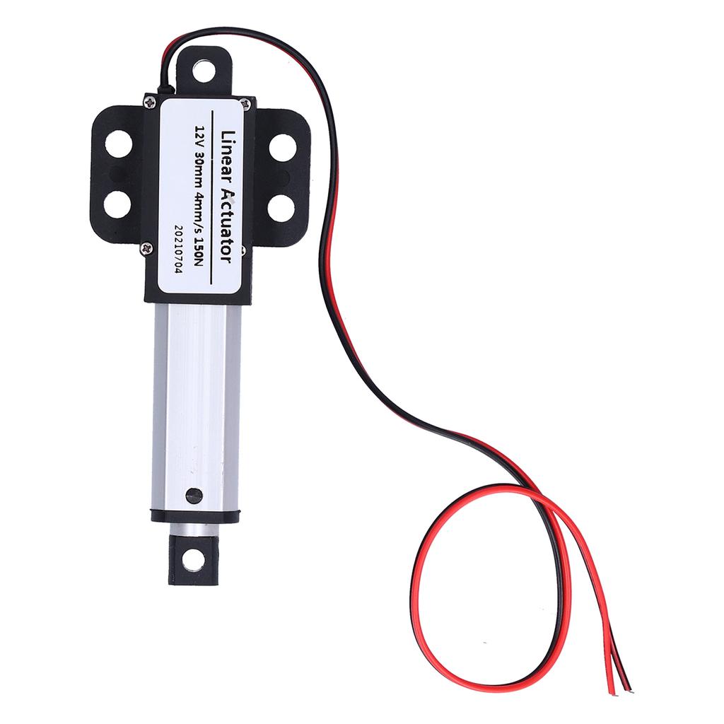 Linearantrieb DC 12 V 30 mm Hub Geräuscharm Kurzschlussschutz T-Typ Schraube Mini Electric