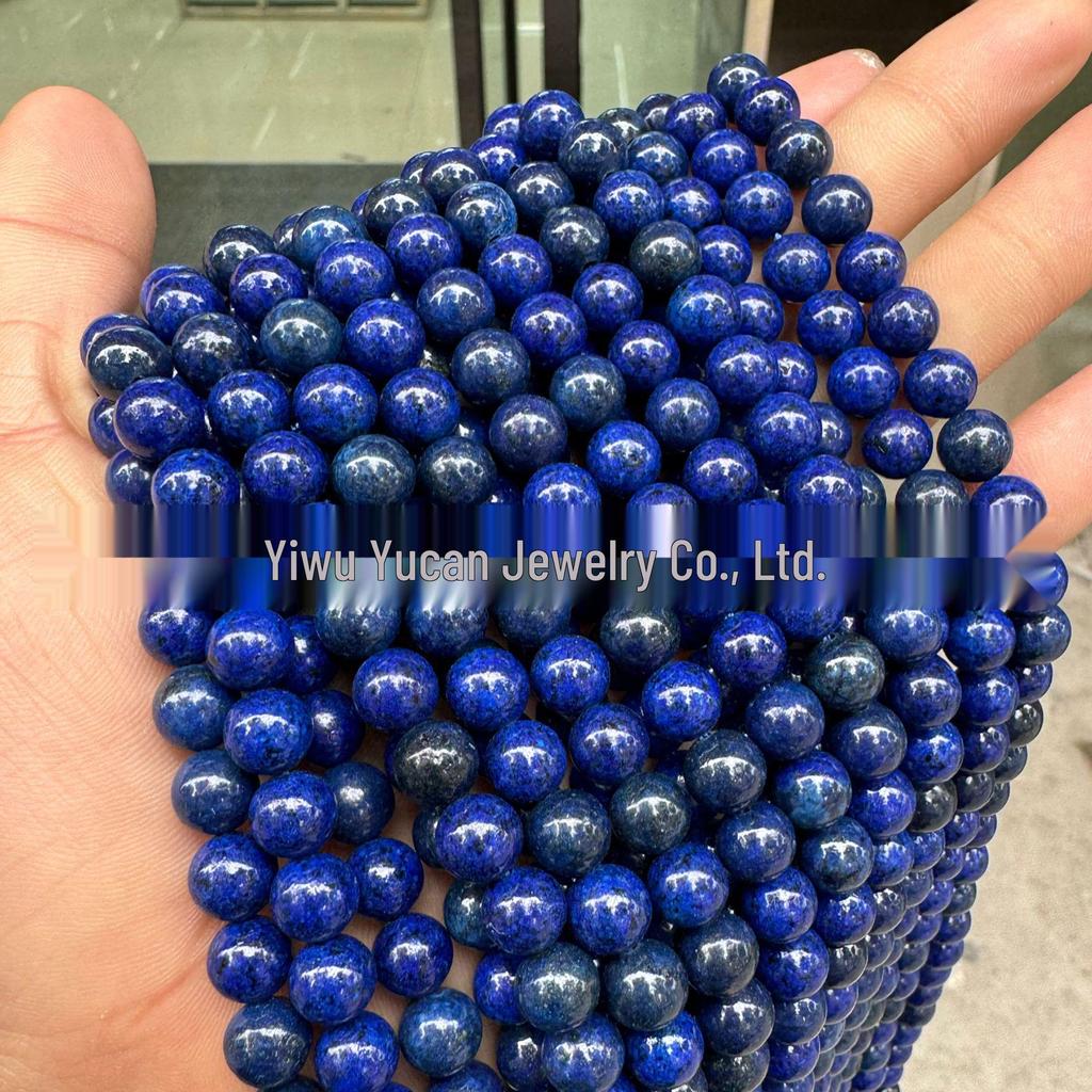 Optimized 6A Lapis Lazuli Round Beads in Multiple Sizes for DIY Accessories