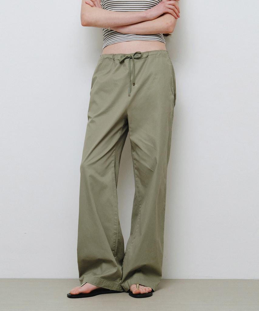 MONGDOL Essential String Cotton Pants Khaki Mdpt080Khaki