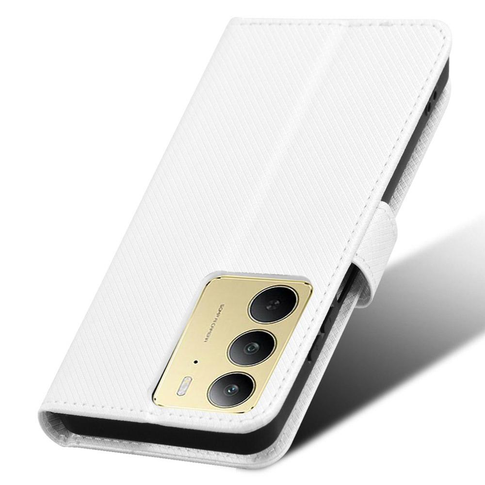 For Realme 14x 5G/C75 4G/V60 Pro 5G Case PU Leather Diamond Texture Wallet Phone Cover