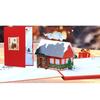 Light Up Christmas Greeting Card Illuminated Invitation Cards for Kid Adult Men Women Christmas Birthday Celebration