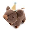 Boar Wild Short Plush Pig Plush Animal Birthday Hat Gift Ornaments Filled