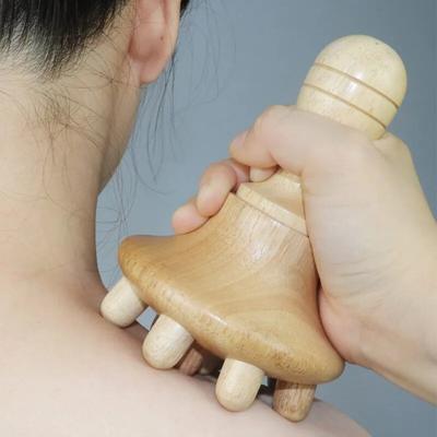 Instrument de masaj pentru terapie cu lemn Masaj cu drenaj limfatic Rolă de masaj Fascia anticelulitică pentru ameliorarea durerii musculare pe întregul corp