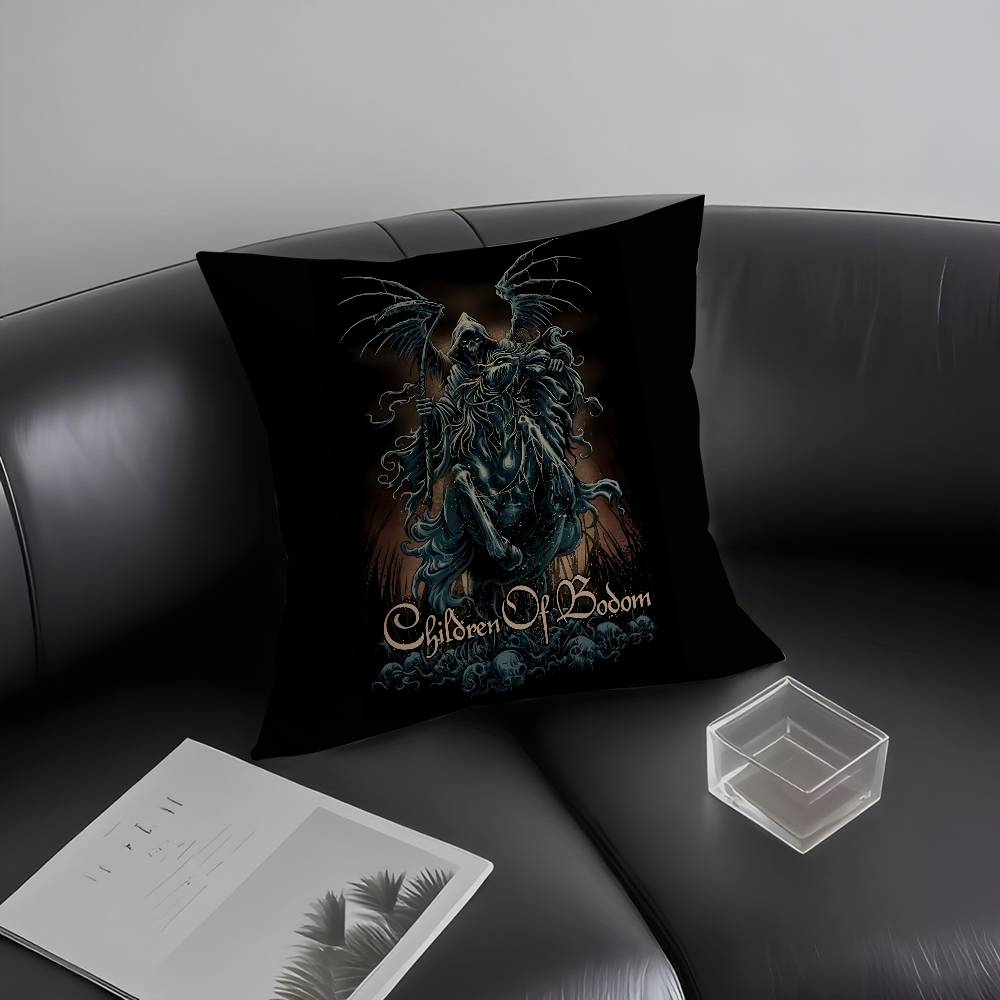 C-Children Of Bodoms Band Pillow Case Plush Fabric Soft Pillowcase Double Sided Print Cushion Cover Household Gifts