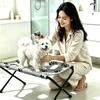 Breathable Dog Grooming Hammock Stand Foldable Pet Bathing Rack Dog Grooming Holder  Home Pet Care