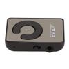 Back Clip Player Portable Lightweight Mini MP3 Music Player with Memory Card Slot for Daily School Black