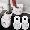 Kitchen Tools Faucet Sponge Holder Dish Cat Hanging Basket Cartoon Storage Drying Rack
