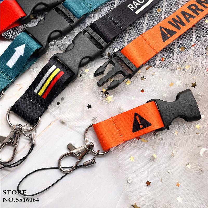 Fashion Trend Mobile Phone Lanyard Anti-lost Badges Keychain Document Neck Strap Work Sling Sling Exhibition Sling Camera Sling