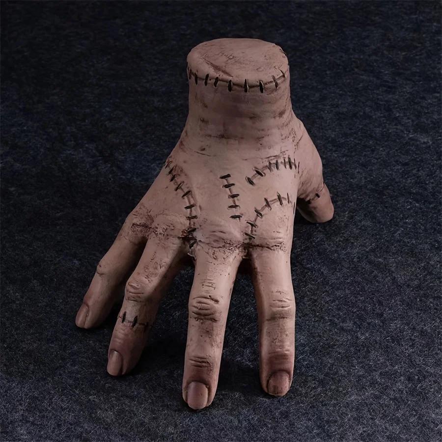 Halloween Horror Props Broken Hands Horror Wednesday Thing Hand Toy Latex Figurine Home Decor Desktop Crafts Party Costume Prop