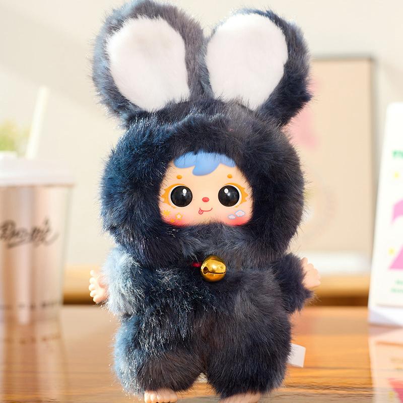 Magische Bunte Hasenpuppe Blind Box Pack Anhänger Niedlich 1 von 7 Möglichen Mystery-Serie Spielzeug Niedlicher Weicher Tieranhänger Geburtstagsgeschenk