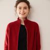 100% Pure Wool Thick Lapel Cardigan Sweater - Cozy Autumn/Winter Outerwear