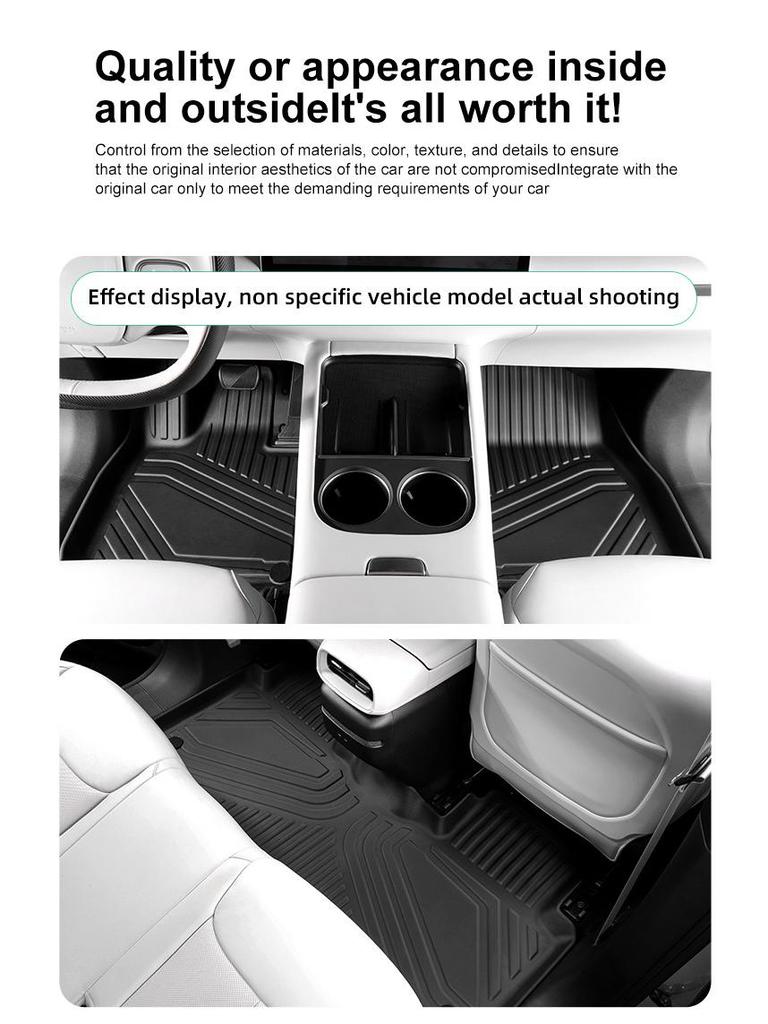 Tiggo 4 Pro/4 Car Floor Mats & TPE Trunk Mat for 2020-2025 Models - Eco-Friendly