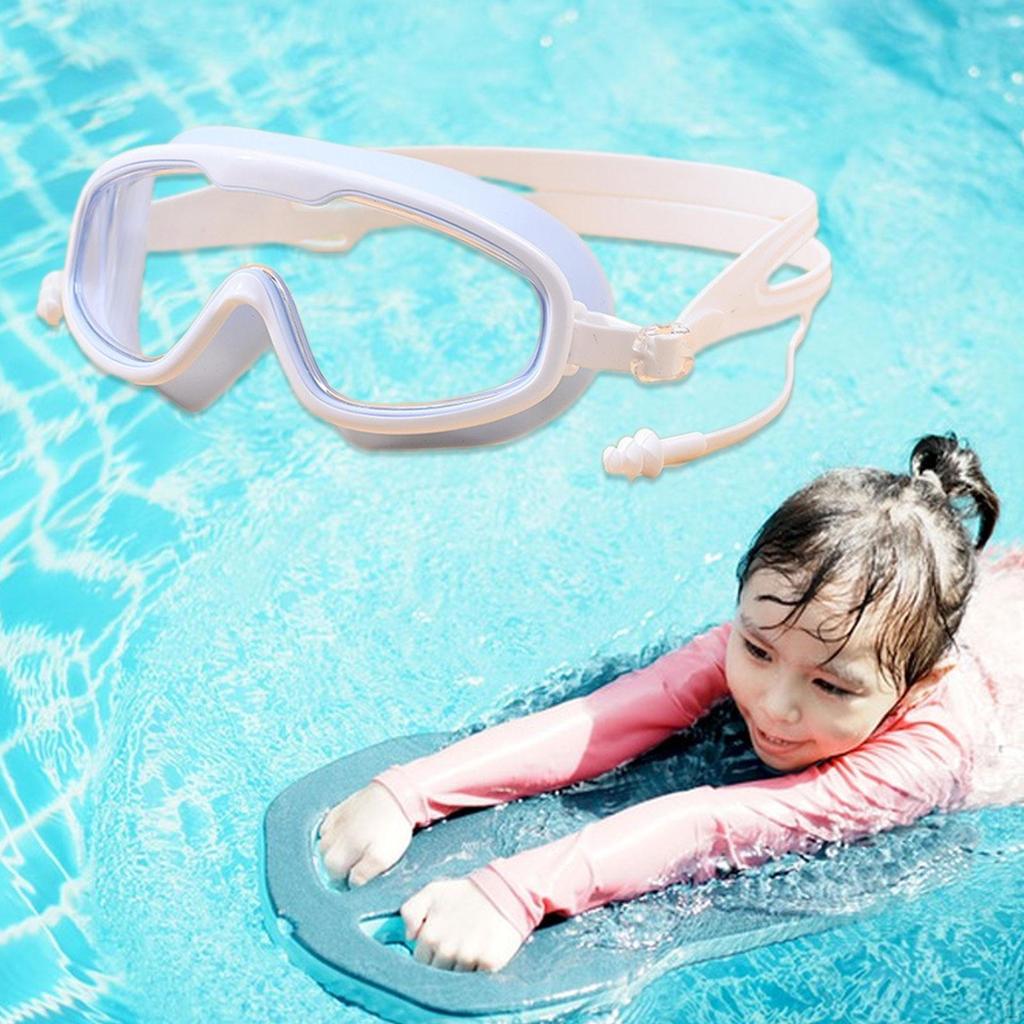 Kids Swim Goggles Boys Girls Leakproof Portable Eye Protection Water Resistant Pool