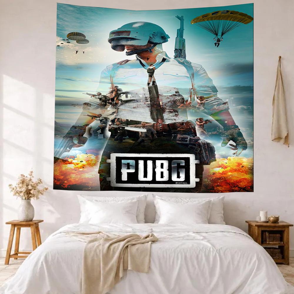 Pubg Wall Decor Tapestry Art For Pet Memorial Birthdaywedding Party Backdrop Family Gift