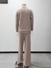 2025 Spring/Summer European & American Women's Knit Lace-Up Fashion Casual Two-Piece Suit