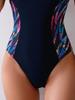 Women's Quick-Drying European American Racing Swimsuit: Sporty, Conservative, One-Piece Competition Swimwear