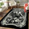 Satan Demon Skulls Ouija Board Bereich Teppich, Ouija Bodenmatte, Halloween Teppich Home Decor Badezimmer Teppich Teppiche für Schlafzimmer Wohnzimmer