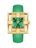 Yalalusi Luxury Hollow Square Ladies Watch Bling Crystal Frame Red Band Sunburs Red Dial Women Quartz Wrist Watch