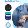 Cartoon Retractable Watch Brooch PVC Doctor Badge Reel Creativity Nurse Pocket Watches  Gift