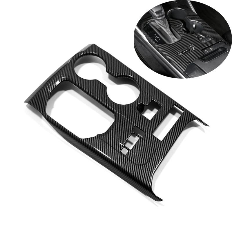 LHD For Toyota Highlander ABS carbonfiber Central Console Gear Shift Box Panel Cover Trim Interior accessories