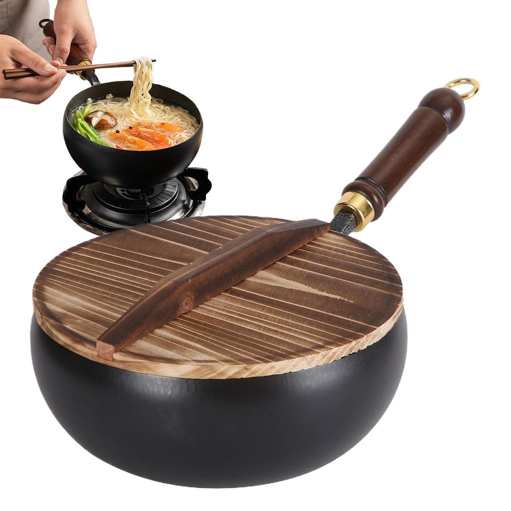 Deep Frying Pan Safe Reusable Skillets And Frying Pans Kitchen Utensils & Gadgets For Cooking Baking Sauteing Camping