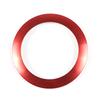 For INEOS Grenadier 2020-2025 Aluminum Alloy Red Car Center Console Compass Decorative Ring Car Interior Accessories